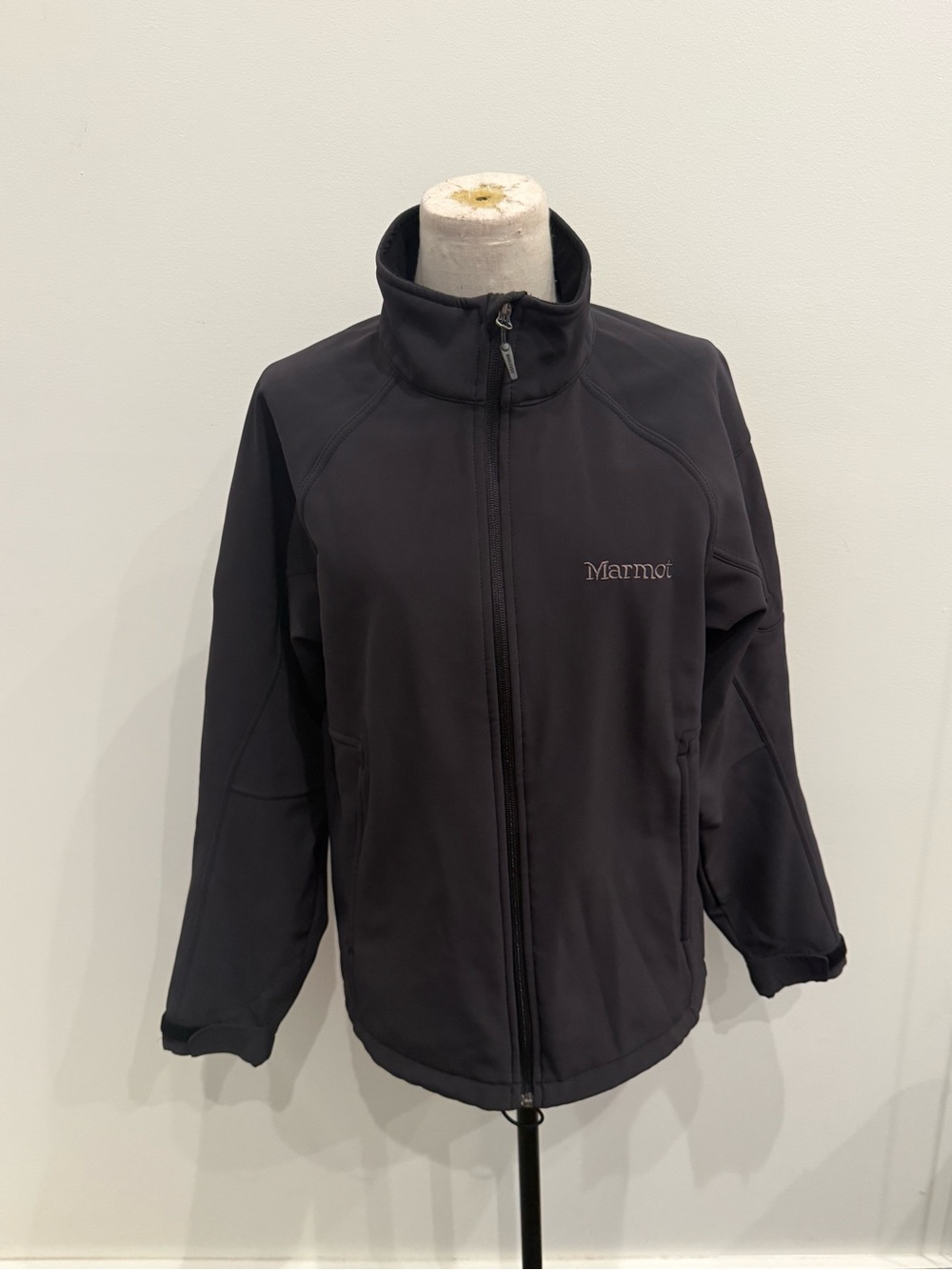 Marmot Men's Black Full-Zip Performance Softshell Jacket